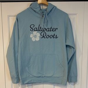 Saltwater Roots Womens Blue Hoodie M